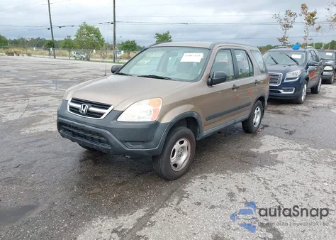 2003 Honda Cr-V Lx из США, поврежденный, VIN SHSRD68453U103175